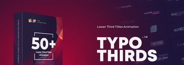 Lower Thirds Titles for FCPX