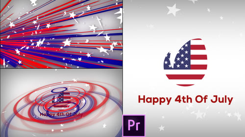 Abridor de Logo patriótico Fresh & July 4 - Premiere Pro