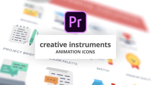 Creative Instruments - Flat Icons, Elements ft. branding & design - Envato