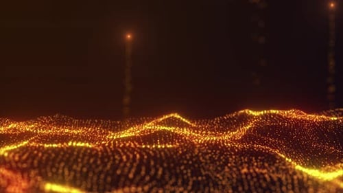 Golden Glitter Sparkling Magic Light