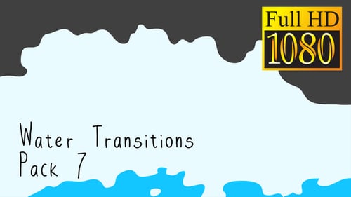 Hand-Drawn Fluid Water Transitions Pack