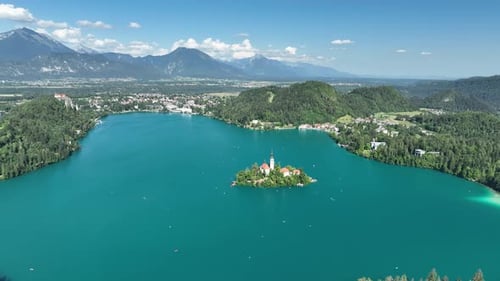 Resort Lake Bled Summer Vacation
