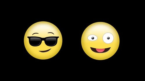 Expressive Emoji Animations with Cool and Winking Faces