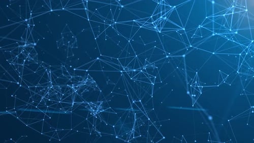 Abstract Technology Plexus Network Background Animation