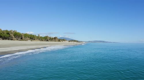 From Ocean to over the Pines Trees