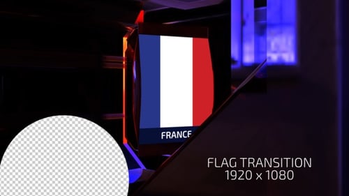 France Flag Transition
