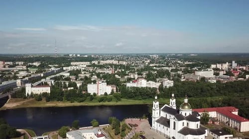 Morning Panorama Of The City Of Vitebsk. View From The Town Hall 3