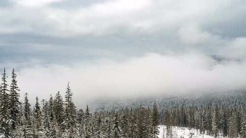 Beautiful Mountain Day, Cloudy Winter Landscape Inspiration