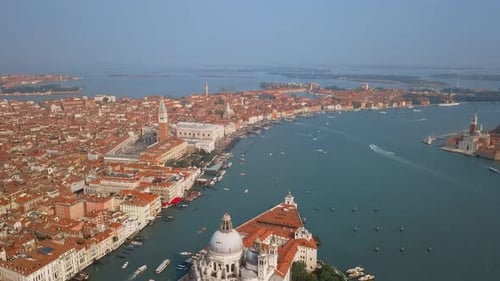 Aerial View of Venice Italy