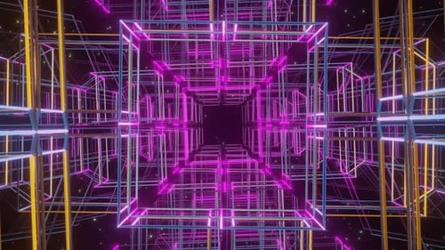 Estructura de celosía cúbica centrada en la cara Estructura de alambre tridimensional