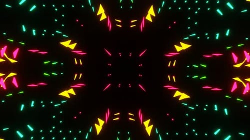 Vj Loop Rotation of Flashing Lights