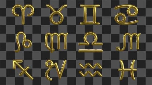Gold Zodiac Signs