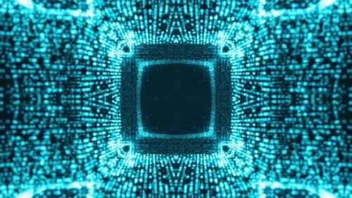 Abstract Digital Tunnel Background