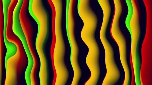 4k Abstract Fluid Colorful Silky Shiny Liquid Surface Flow Background Motion Line