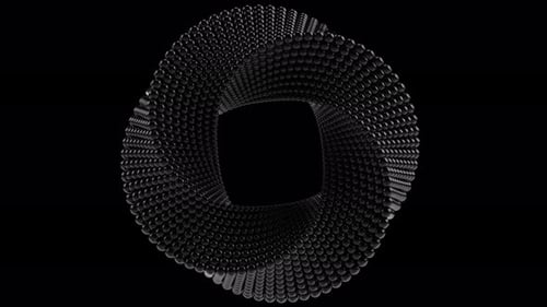 Transforming Mobius Torus Made of Balls