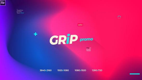 Cover for Grip Modern Gradinet Typography Opener Promotion Instagram Storie