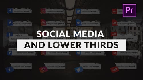 Social Media and Lower Thirds Pack