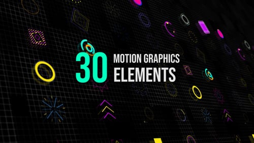 30 Motion Graphic Elements