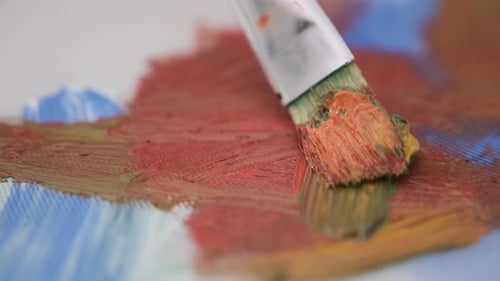 Cuadro abstracto pintura