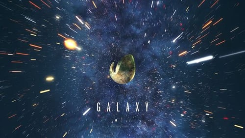 Galaxy Space Logo Reveal