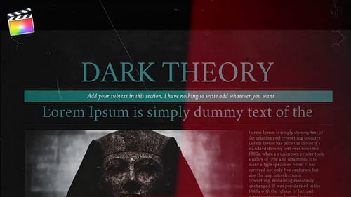 Dark Theory
