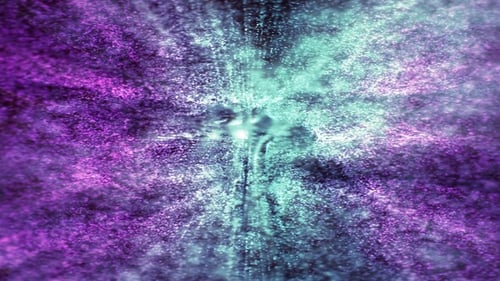 Futuristic Particle Light Rays Motion Background