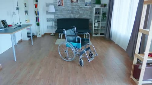 Wheelchair in Clinic Room