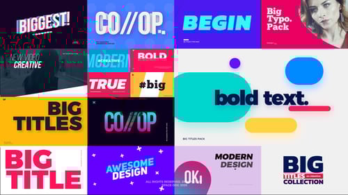 Big Bold Titles | FCPX & Apple Motion