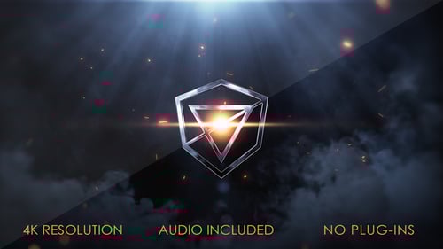 Fiery Cinematic Logo Reveal with Dynamic Smoke Effects