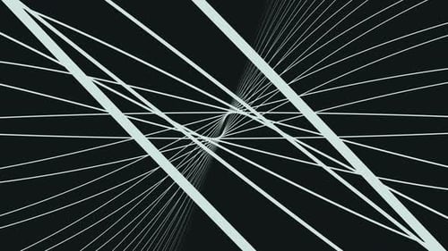 Abstract background of lines moving in space