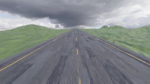 Cloudy Road