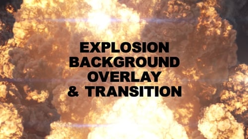 Explosions-Hintergrund & Overlay