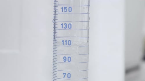 Filling of Measuring Cylinder