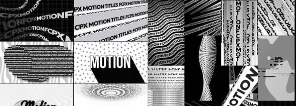 Typographic Kinetic Posters & Titles
