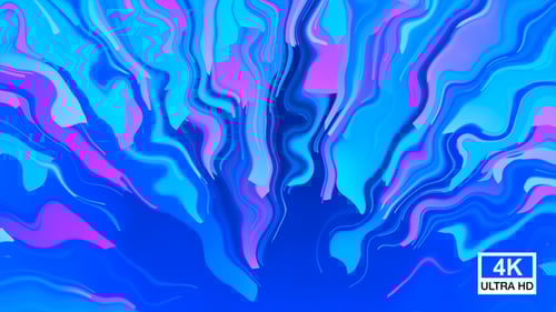 Abstract Fluid Wavy Colors Motion Background Animation