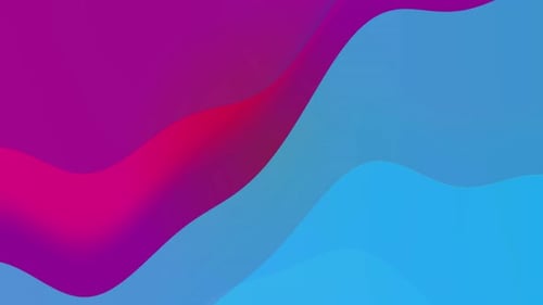 Abstract Fluid Gradient Waves Looping Motion Background