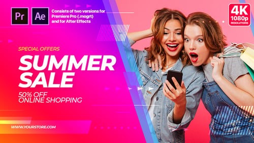 Promoción de rebajas de verano