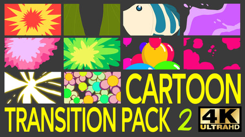 Cartoon-Übergänge Pack 2