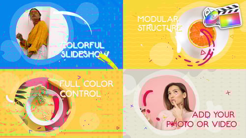 Colorful Liquid Slideshow | FCPX