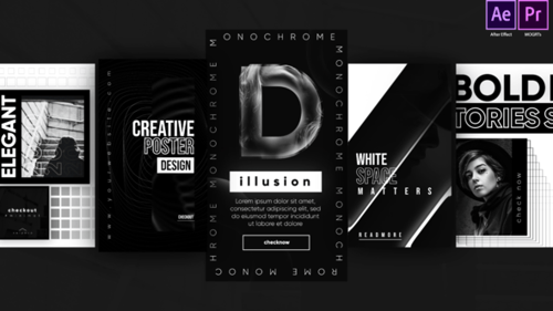 Instagram Monochrome Stories