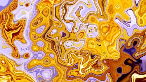 Dynamic Liquid Marble Abstract Motion Background