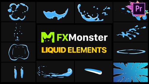 Animated Liquid Effects for Dynamic Video Edits