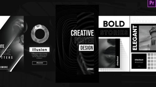 Instagram Monochrome Stories-Premiere Pro