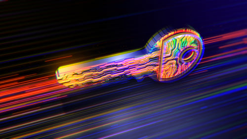 Key Unlock Logo reveal