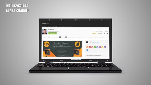 Modern Laptop Opening Reveal for Business Content