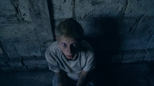 Kidnapped Man Teenager Sits Chained In Dark Chamber And Awaits Free