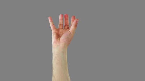 Primer plano de las manos haciendo gestos