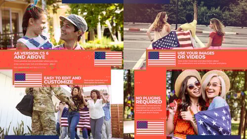 USA Patriotic Celebration Slideshow