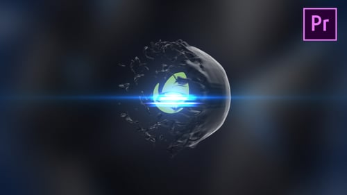 Modern Fluid Logo Reveal Opener with Peeling Effect