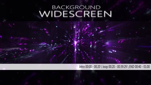 Abstract Purple Particle Stream Loop Background